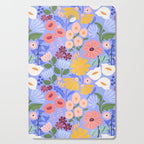 Meadow muse - periwinkle Cutting Board Gallery Image 1