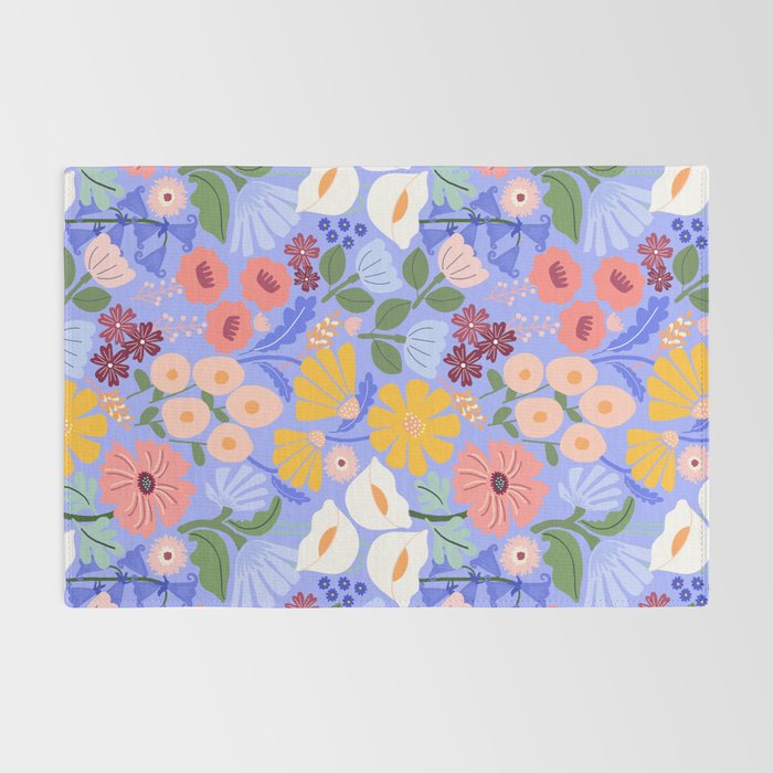 Meadow muse - periwinkle Rug Gallery Image 2