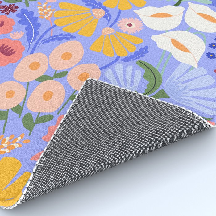 Meadow muse - periwinkle Rug Gallery Image 4