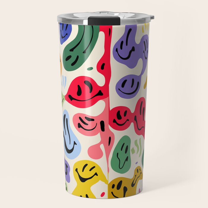 Melted Happiness Colores Travel Mug Gallery Image 1