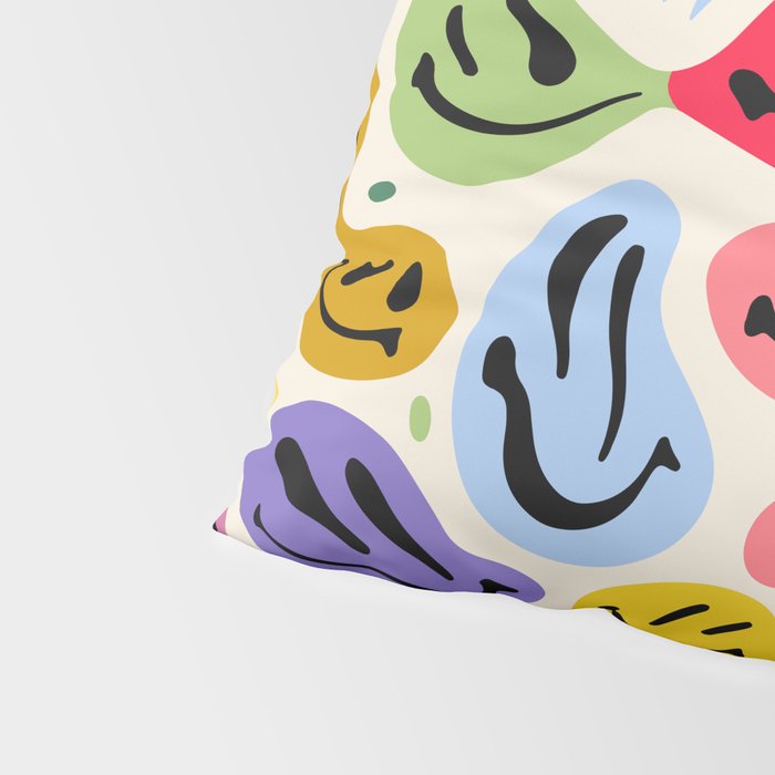 Melted Happiness Colores Pillow Sham Gallery Image 4