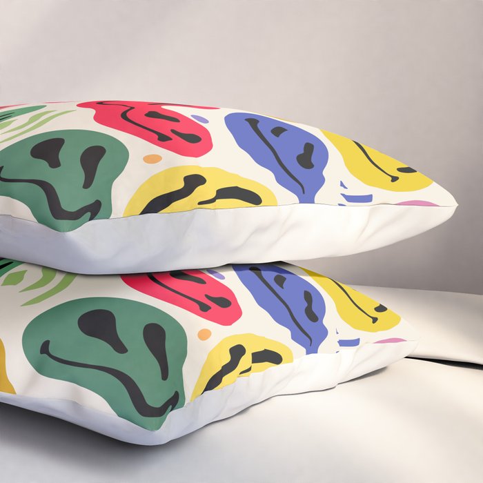 Melted Happiness Colores Pillow Sham Gallery Image 3