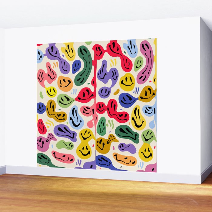 Melted Happiness Colores Wall Mural Gallery Image 2
