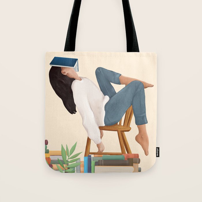 Lost in my books Tote Bag Gallery Image 1