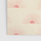 Sunrise - pink and cream Poster Gallery Image 3