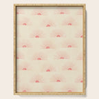 Sunrise - pink and cream Serving Tray Gallery Image 1