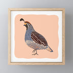 Quail Mini Art Print Gallery Image 1