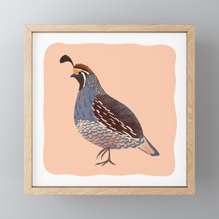 Quail Mini Art Print Gallery Image 1