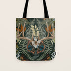 Whimsical Deer Antlers Tote Bag Gallery Image 1