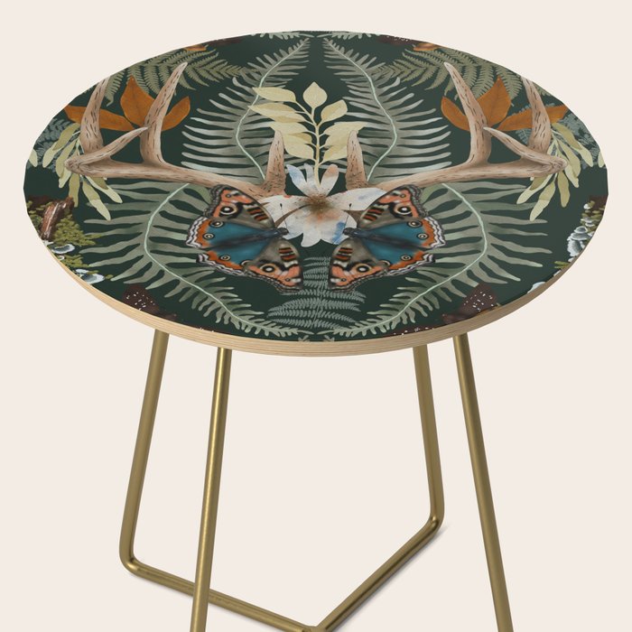 Whimsical Deer Antlers Side Table Gallery Image 2