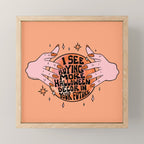 I See Buying Halloween Decor In Your Future Mini Art Print Gallery Image 1