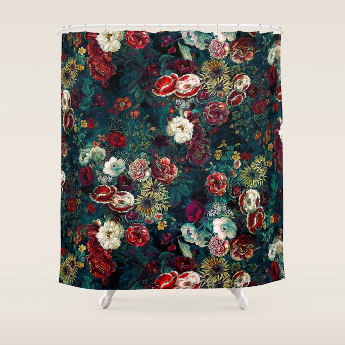 Night Garden Gr Shower Curtain Gallery Image 1