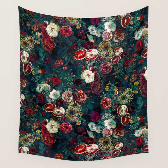 Night Garden Gr Wall Tapestry Gallery Image 4