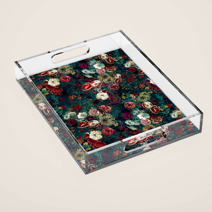 Night Garden Gr Acrylic Tray Gallery Image 1