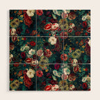 Night Garden Gr Wood Wall Art Gallery Image 1