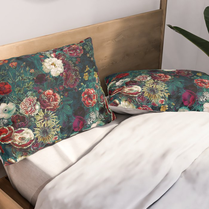 Night Garden Gr Pillow Sham Gallery Image 2