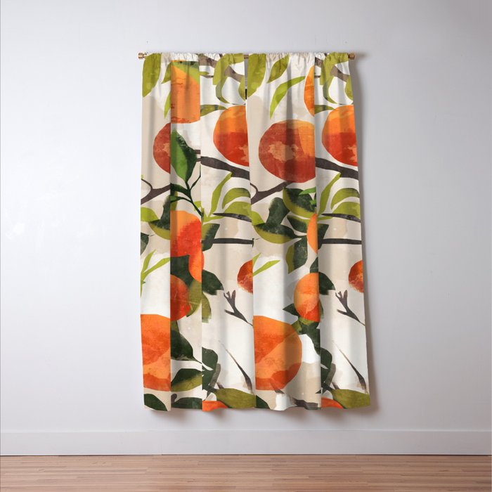 Oranges Window Curtain Gallery Image 3
