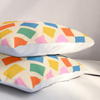 Colorful Check Shake Retro Checkered Pattern Pillow Sham Gallery Image 3