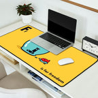 F is for freedom - the irony Desk Mat Gallery Image 2