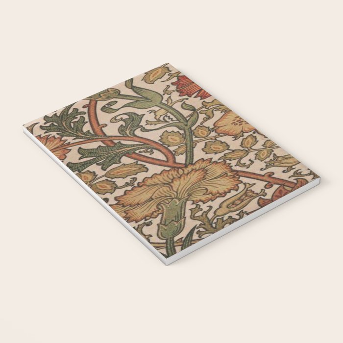 William Morris Rose and Rose, William Morris floral design  Notebook Gallery Image 3
