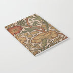 William Morris Rose and Rose, William Morris floral design  Notebook Gallery Image 2