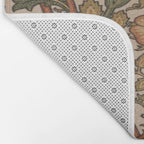 William Morris Rose and Rose, William Morris floral design  Bath Mat Gallery Image 2