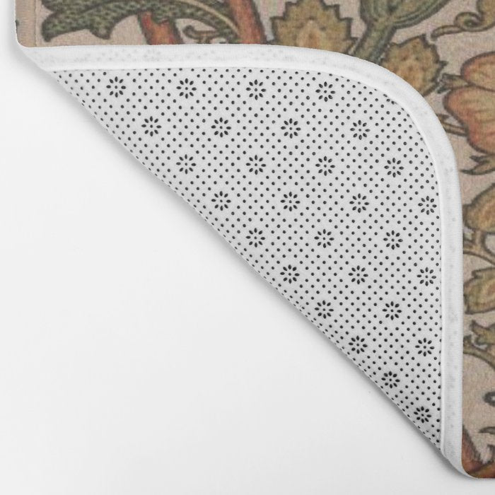 William Morris Rose and Rose, William Morris floral design  Bath Mat Gallery Image 2