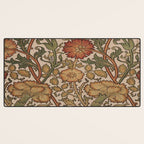 William Morris Rose and Rose, William Morris floral design  Desk Mat Gallery Image 3