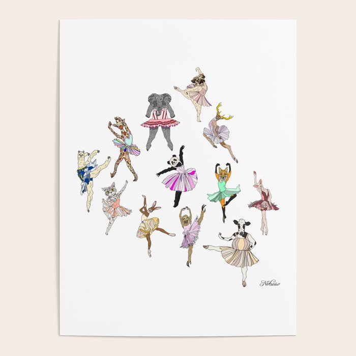 Animal Ballerinas Poster Gallery Image 4