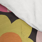 Flower power black Comforter Gallery Image 4