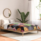 Flower power black Comforter Gallery Image 2