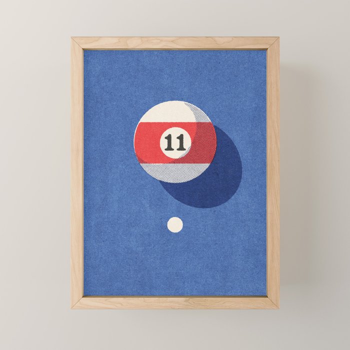BALLS / Billiards I Mini Art Print Gallery Image 1