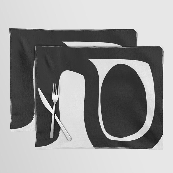 Captured White Background Placemat Gallery Image 1