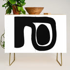 Captured White Background Credenza Gallery Image 1