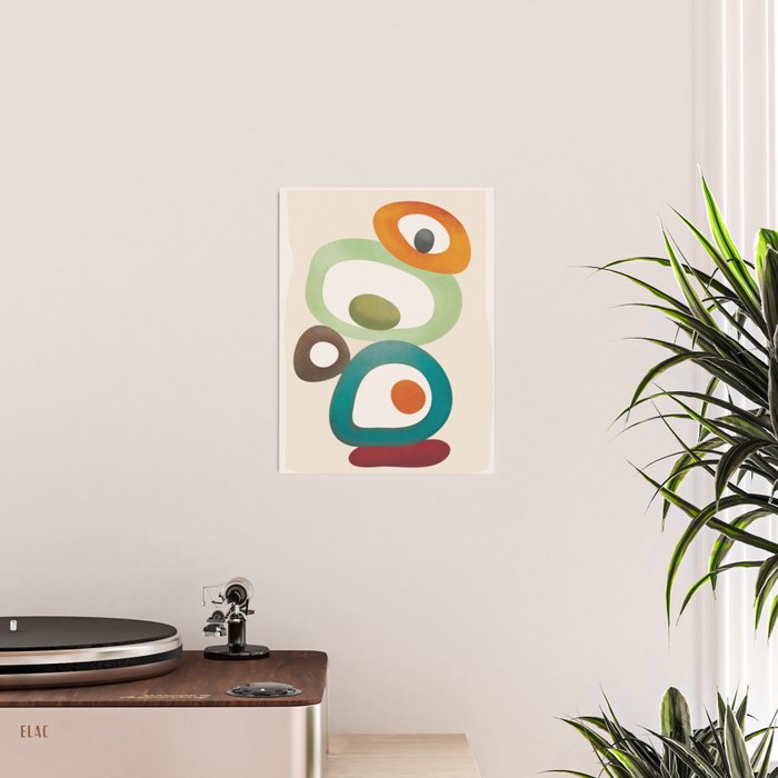 Mid-Century Modern Abstract Art 03 Poster Gallery Image 2