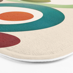 Mid-Century Modern Abstract Art 03 Bath Mat Gallery Image 3