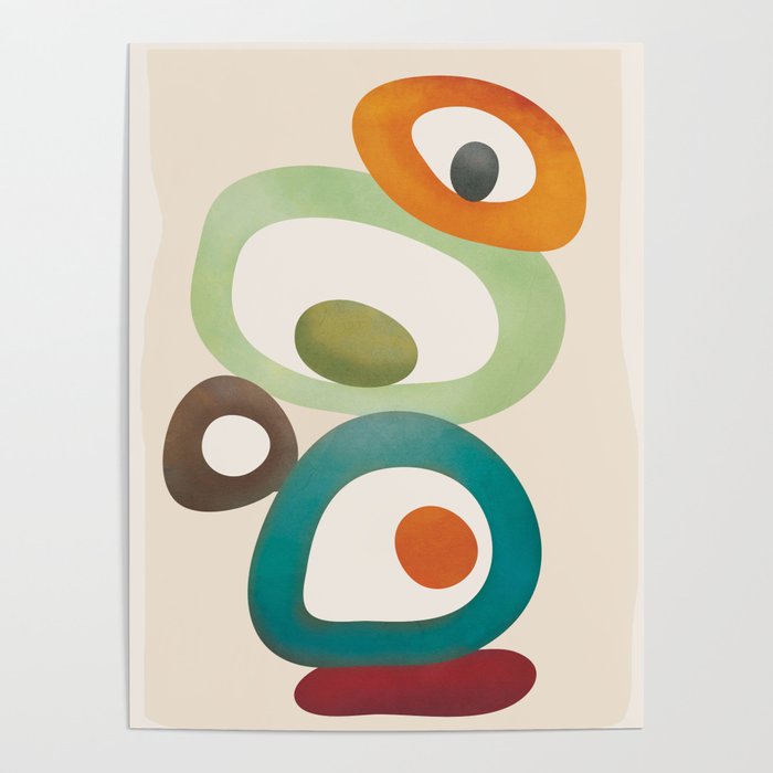 Mid-Century Modern Abstract Art 03 Poster Gallery Image 4