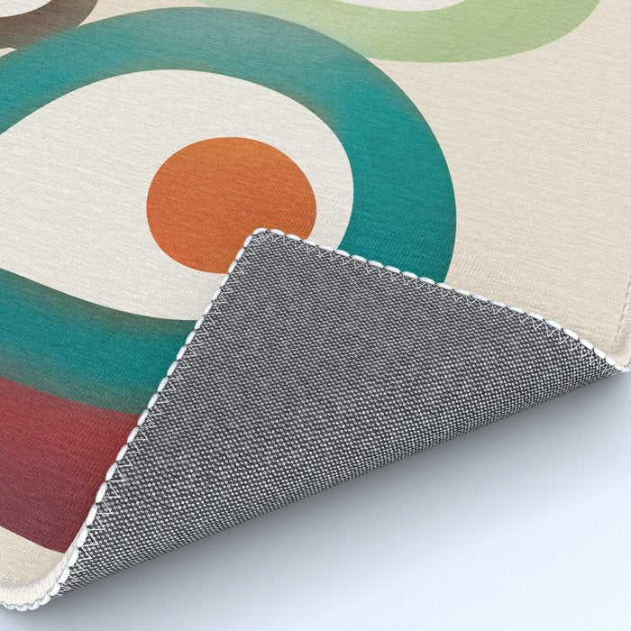 Mid-Century Modern Abstract Art 03 Rug Gallery Image 4
