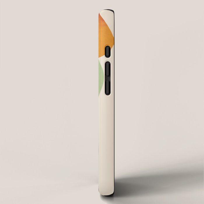 Mid-Century Modern Abstract Art 03 iPhone Case Gallery Image 2