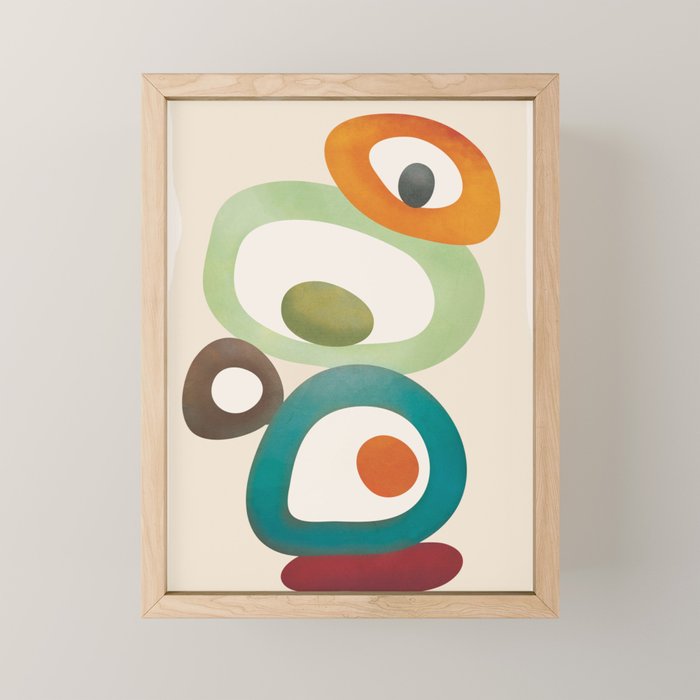 Mid-Century Modern Abstract Art 03 Mini Art Print Gallery Image 1
