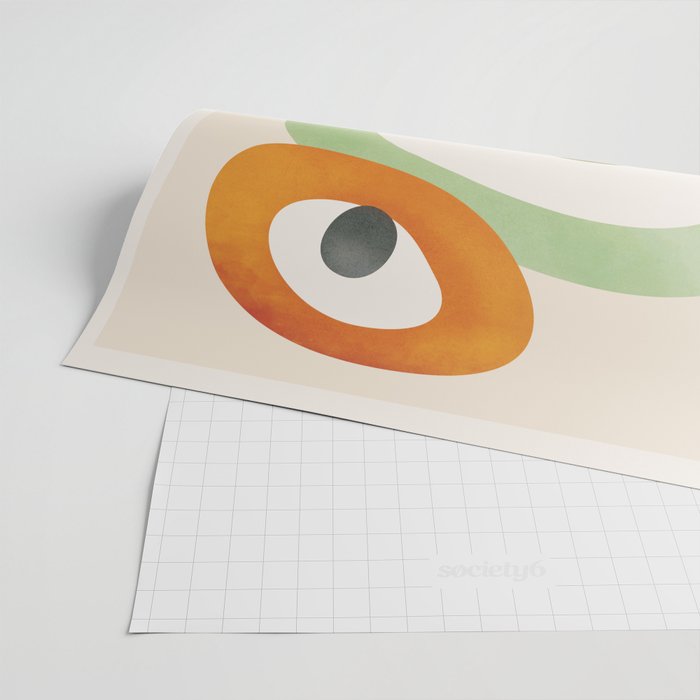 Mid-Century Modern Abstract Art 03 Wrapping Paper Gallery Image 2