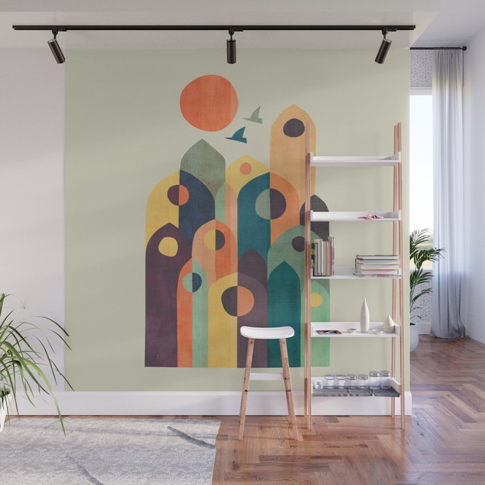 Ancient city Wall Mural Gallery Image 1