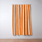 STRIPES 001 D - Pumpkin Window Curtain Gallery Image 3
