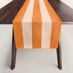 STRIPES 001 D - Pumpkin Table Runner Gallery Image 1