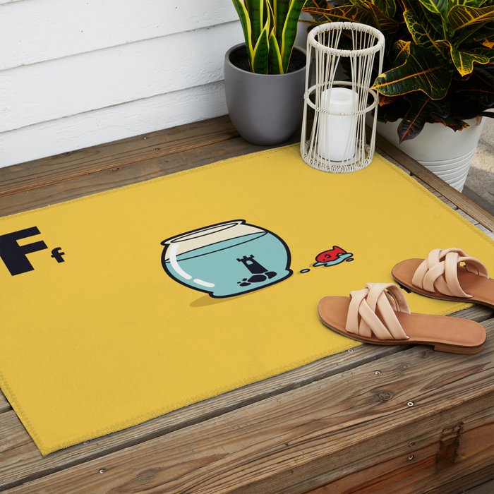 F is for freedom - the irony Outdoor Rug Gallery Image 2