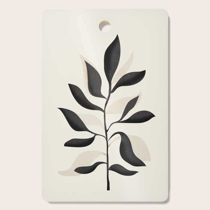 Abstract Minimal Plant 2 Cutting Board Gallery Image 1