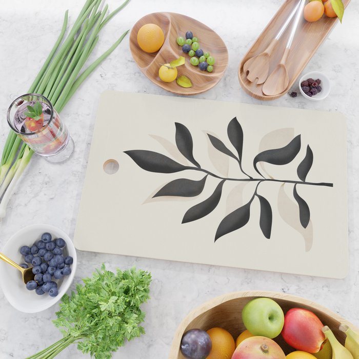 Abstract Minimal Plant 2 Cutting Board Gallery Image 2