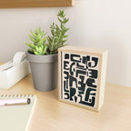 Organic Contemporary Modern Shapes 01 Mini Art Print Gallery Image 2