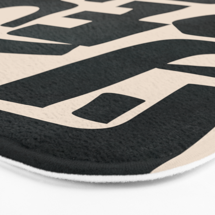 Organic Contemporary Modern Shapes 01 Bath Mat Gallery Image 3