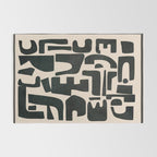 Organic Contemporary Modern Shapes 01 Rug Gallery Image 2